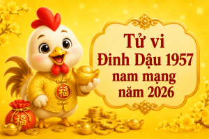 Tử vi Đinh Dậu 1957 nam mạng năm 2026