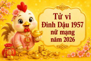 Tử vi Đinh Dậu 1957 nữ mạng năm 2026