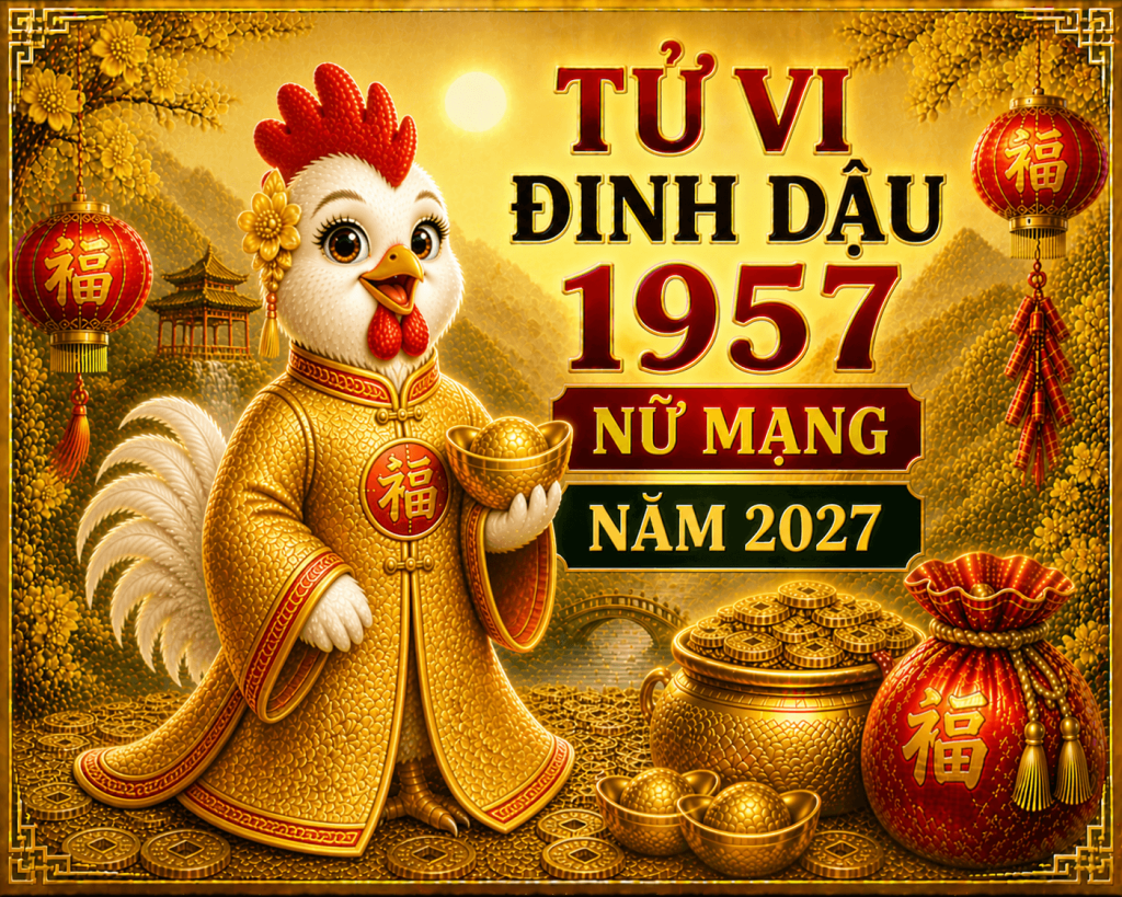 Tử vi Đinh Dậu 1957 nữ mạng năm 2027