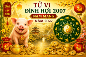 Tử vi Đinh Hợi 2007 nam mạng năm 2027