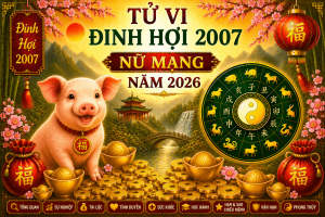Tử vi Đinh Hợi 2007 nữ mạng năm 2026