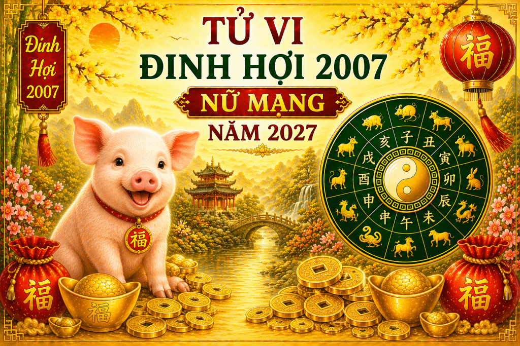 Tử vi Đinh Hợi 2007 nữ mạng năm 2027