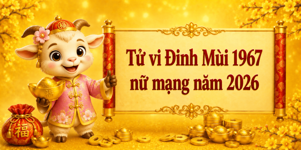 Tử vi Đinh Mùi 1967 nữ mạng năm 2026