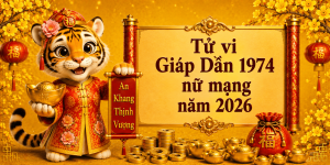 Tử vi Giáp Dần 1974 nữ mạng năm 2026