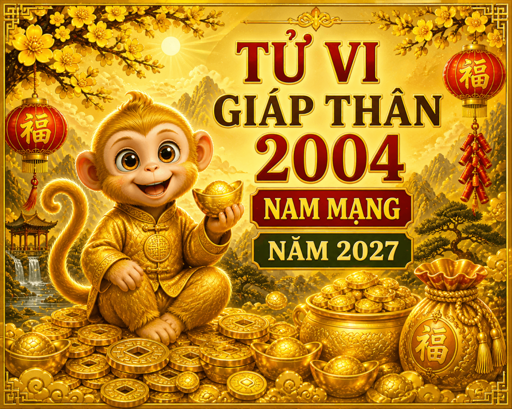 Tử vi Giáp Thân 2004 nam mạng năm 2027
