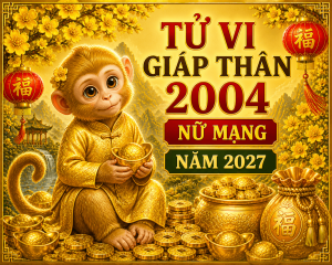 Tử vi Giáp Thân 2004 nữ mạng năm 2027