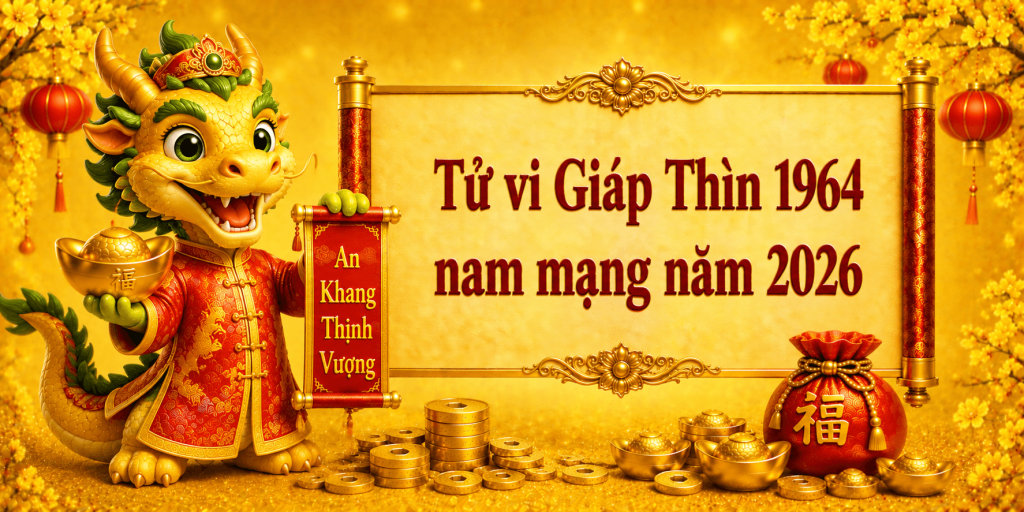 Tử vi Giáp Thìn 1964 nam mạng năm 2026