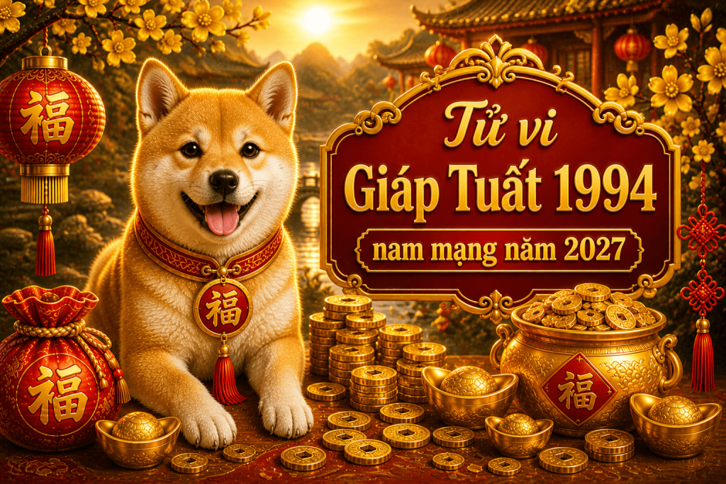 Tử vi Giáp Tuất 1994 nam mạng năm 2027