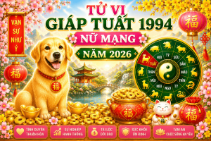 Tử vi Giáp Tuất 1994 nữ mạng năm 2026