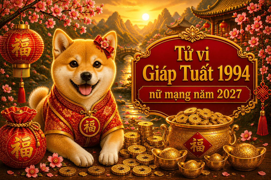 Tử vi Giáp Tuất 1994 nữ mạng năm 2027