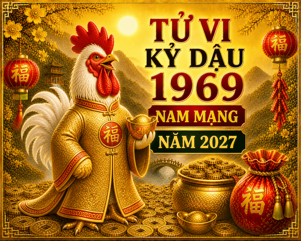 Tử vi Kỷ Dậu 1969 nam mạng năm 2027
