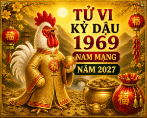 Tử vi Kỷ Dậu 1969 nam mạng năm 2027