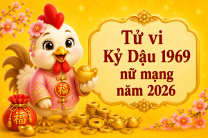 Tử vi Kỷ Dậu 1969 nữ mạng năm 2026