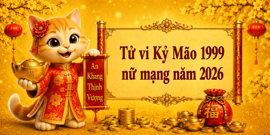 Tử vi Kỷ Mão 1999 nữ mạng năm 2026