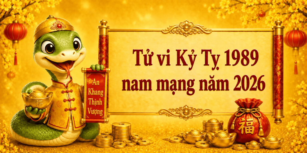 Tử vi Kỷ Tỵ 1989 nam mạng năm 2026