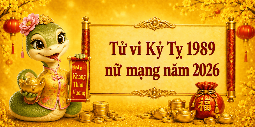 Tử vi Kỷ Tỵ 1989 nữ mạng năm 2026