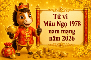 Tử vi Mậu Ngọ 1978 nam mạng năm 2026