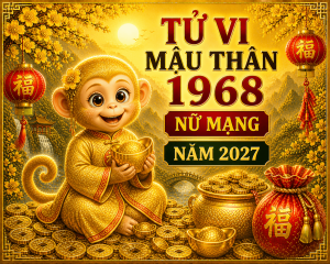 Tử vi Mậu Thân 1968 nữ mạng năm 2027