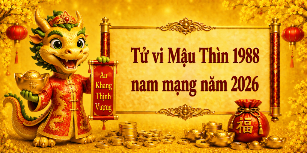 Tử vi Mậu Thìn 1988 nam mạng năm 2026 1 Tử vi Mậu Thìn 1988 nam mạng năm 2026
