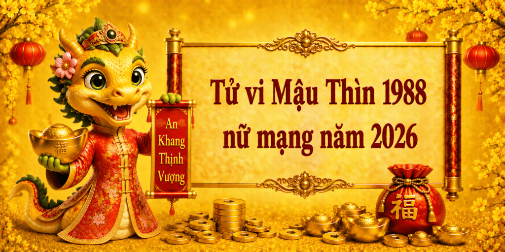 Tử vi Mậu Thìn 1988 nữ mạng năm 2026