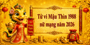Tử vi Mậu Thìn 1988 nữ mạng năm 2026