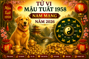 Tử vi Mậu Tuất 1958 nam mạng năm 2026