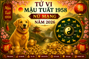 Tử vi Mậu Tuất 1958 nữ mạng năm 2026