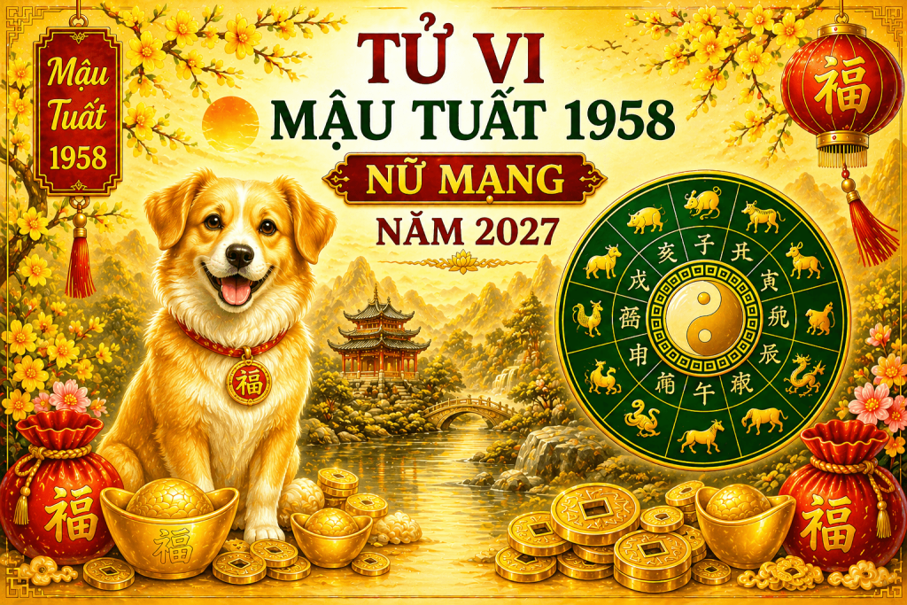 Tử vi Mậu Tuất 1958 nữ mạng năm 2027