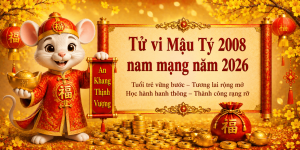 Tử vi Mậu Tý 2008 nam mạng năm 2026