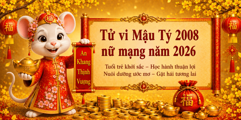 Tử vi Mậu Tý 2008 nữ mạng năm 2026 1 Tử vi Mậu Tý 2008 nữ mạng năm 2026