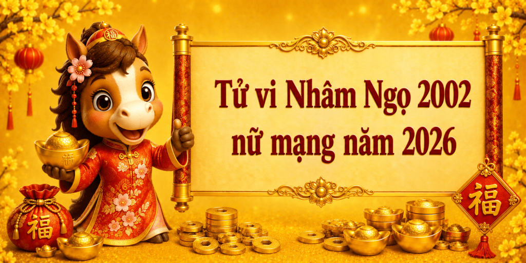 Tử vi Nhâm Ngọ 2002 nữ mạng năm 2026