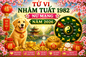 Tử vi Nhâm Tuất 1982 nữ mạng năm 2026