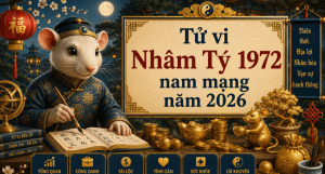 Tử vi Nhâm Tý 1972 nam mạng năm 2026