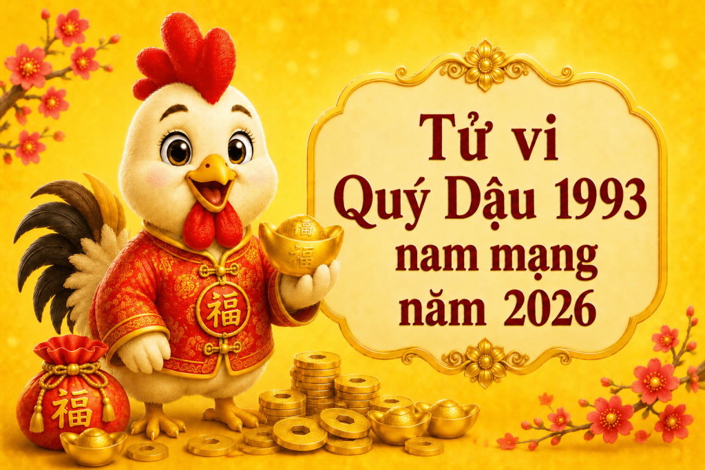 Tử vi Quý Dậu 1993 nam mạng năm 2026