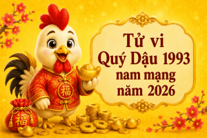 Tử vi Quý Dậu 1993 nam mạng năm 2026