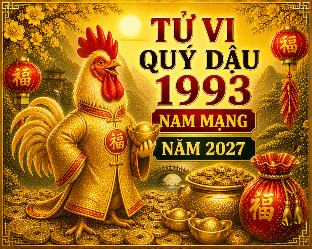 Tử vi Quý Dậu 1993 nam mạng năm 2027