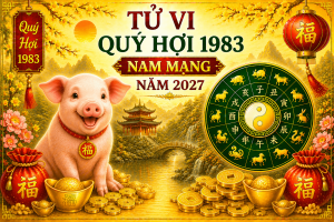 Tử vi Quý Hợi 1983 nam mạng năm 2027