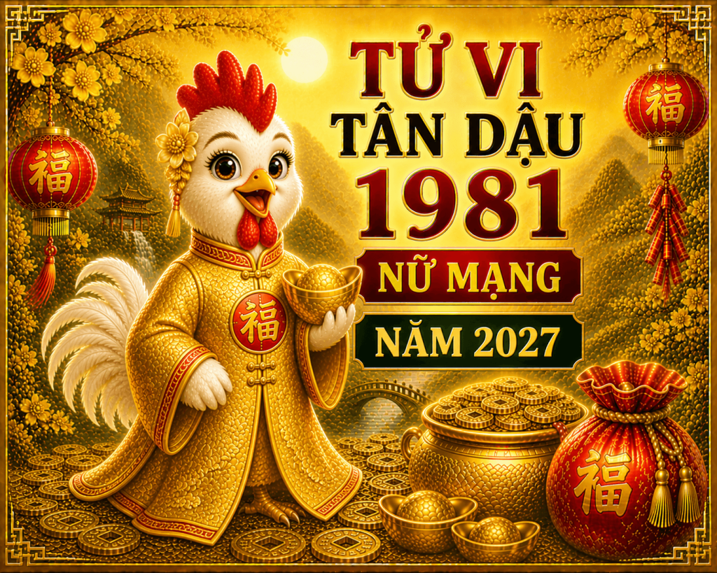 Tử vi Tân Dậu 1981 nữ mạng năm 2027 1 Tử vi Tân Dậu 1981 nữ mạng năm 2027