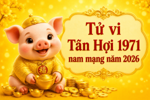 Tử vi Tân Hợi 1971 nam mạng năm 2026