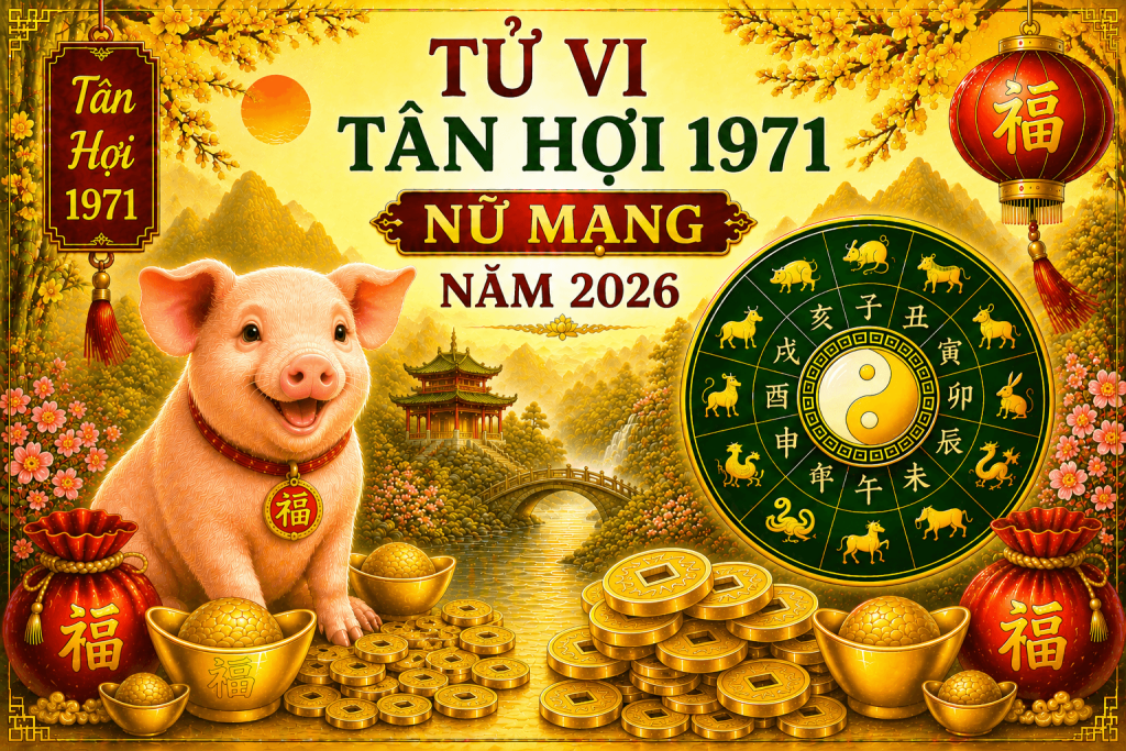 Tử vi Tân Hợi 1971 nữ mạng năm 2026