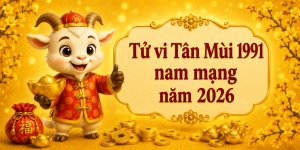 Tử vi Tân Mùi 1991 nam mạng năm 2026