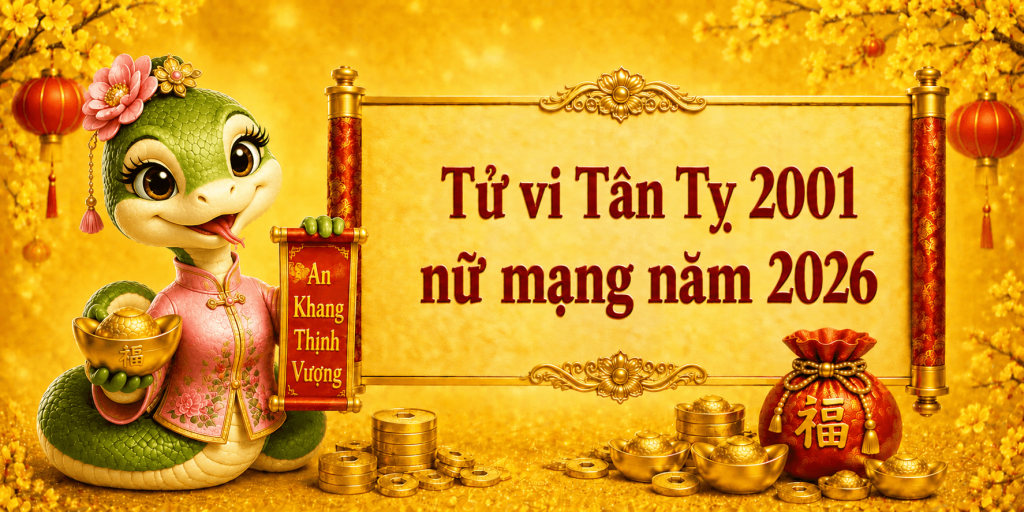 Tử vi Tân Tỵ 2001 nữ mạng năm 2026 1 Tử vi Tân Tỵ 2001 nữ mạng năm 2026