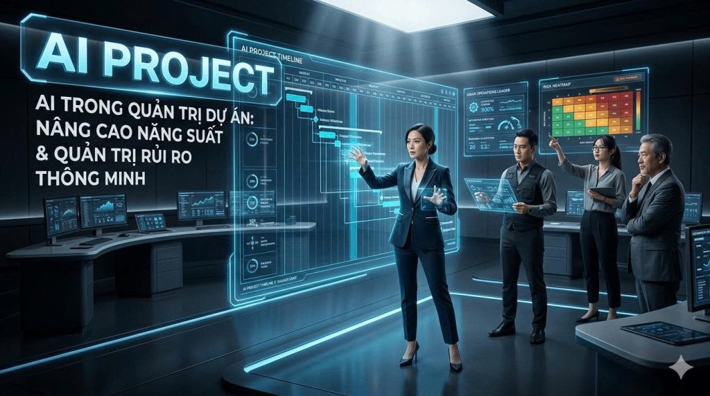 AI trong Quản trị Dự án: Nâng cao năng suất và quản trị rủi ro thông minh 1 AI trong Quản trị Dự án: Nâng cao năng suất và quản trị rủi ro thông minh