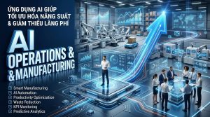 AI trong Quản trị Vận hành và Sản xuất: Tối ưu hóa năng suất và giảm thiểu lãng phí