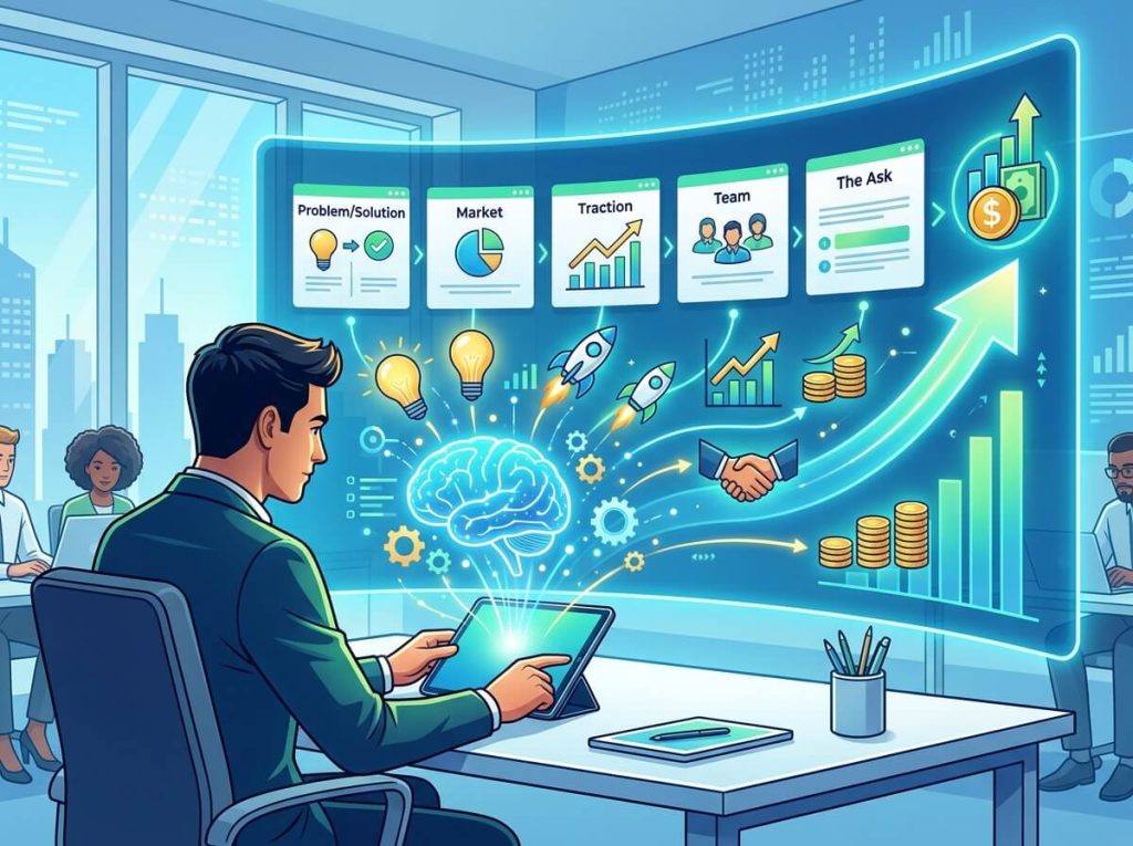 Công cụ AI viết Pitch Deck: Hỗ trợ xây dựng nội dung gọi vốn rõ ràng và thuyết phục 1 Công cụ AI viết Pitch Deck