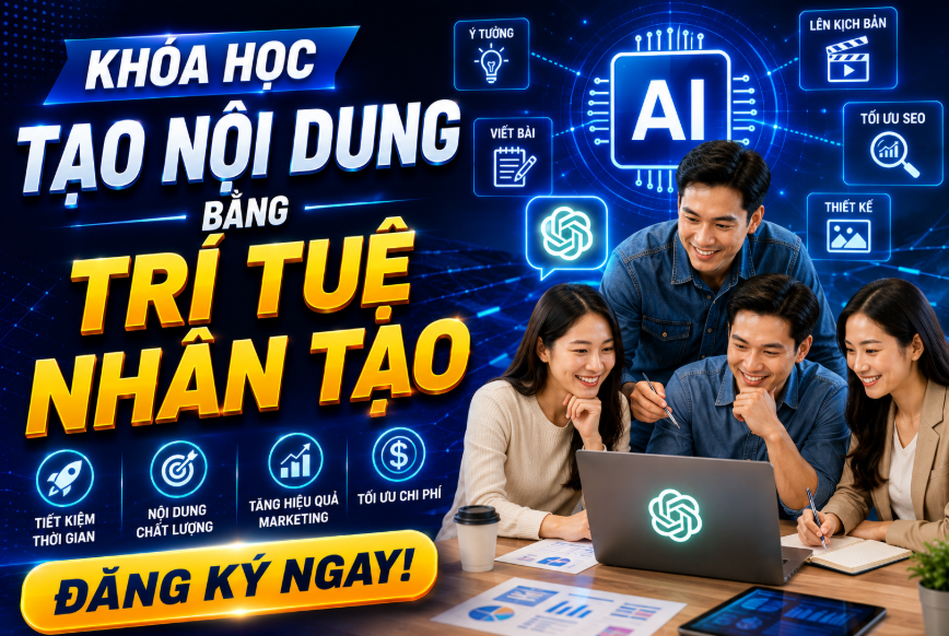 TẠO NỘI DUNG BẰNG CHATGPT 1 Tạo nội dung bằng ChatGPT đang trở thành giải pháp được nhiều doanh nghiệp, chuyên gia marketing và nhà sáng tạo nội dung lựa chọn để nâng cao hiệu quả công việc trong thời đại số. Với khả năng hỗ trợ viết bài, xây dựng ý tưởng, tối ưu nội dung và tự động hóa nhiều công đoạn sáng tạo, ChatGPT đang góp phần thay đổi cách thức sản xuất nội dung truyền thống và mở ra những cơ hội mới cho hoạt động marketing hiện đại.