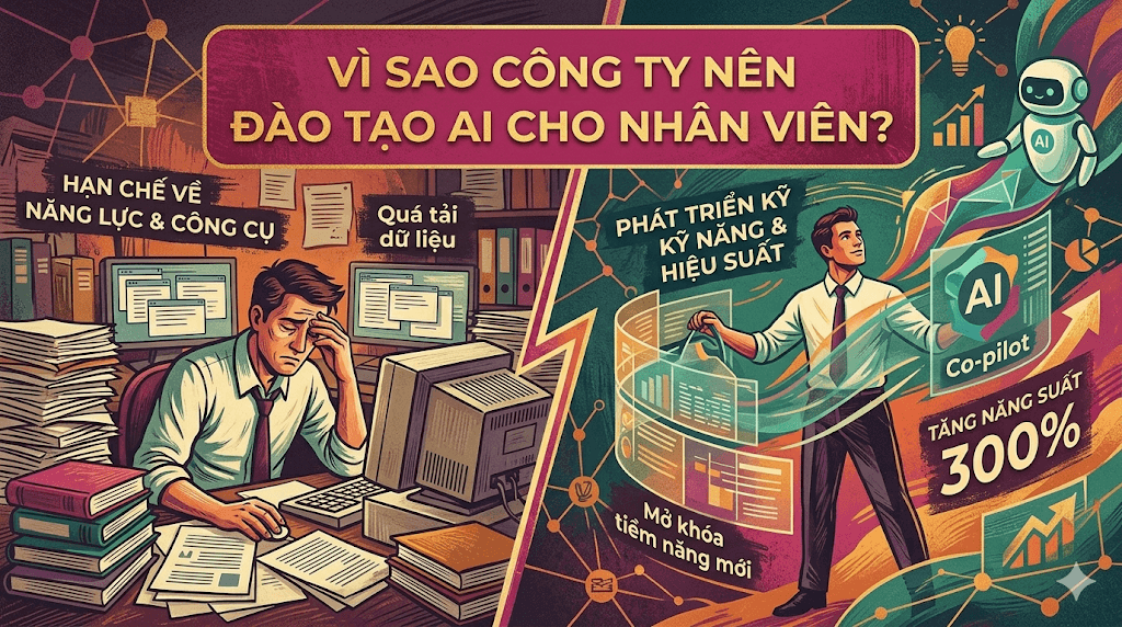 Vì sao công ty nên đào tạo AI cho nhân viên? 1 Vì sao công ty nên đào tạo AI cho nhân viên?