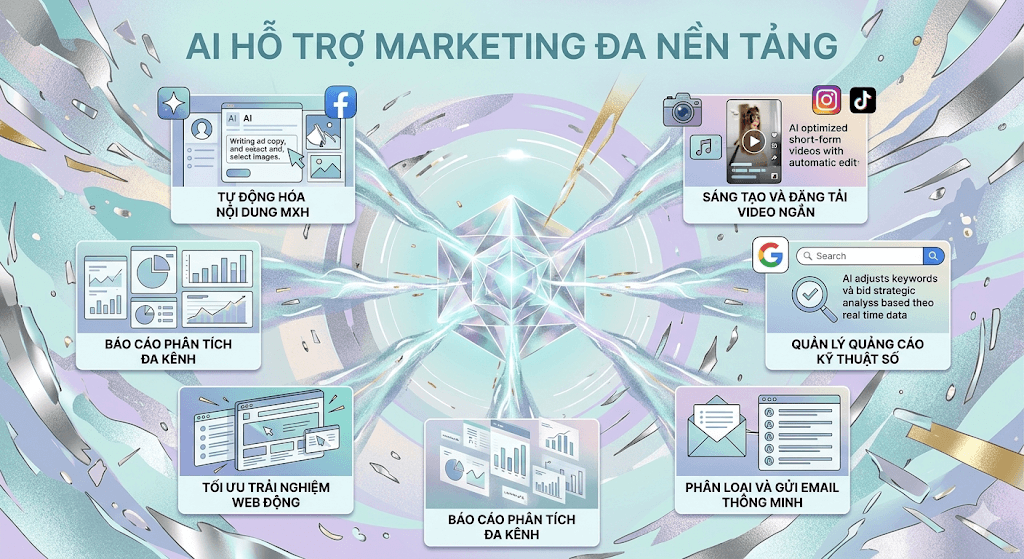AI có thể hỗ trợ marketing đa nền tảng
