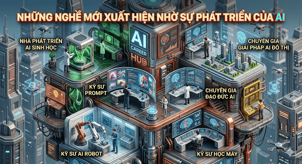 Những nghề mới xuất hiện nhờ sự phát triển của AI 1 nghề mới xuất hiện nhờ sự phát triển của AI