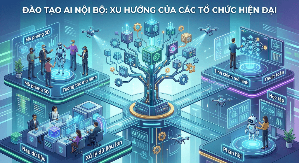 Đào tạo AI nội bộ: Xu hướng của các tổ chức hiện đại 1 Đào tạo AI nội bộ: Xu hướng của các tổ chức